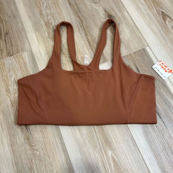 FREE PEOPLE MOVEMENT Brown Sports Bra Size Large - Picture 1 of 7